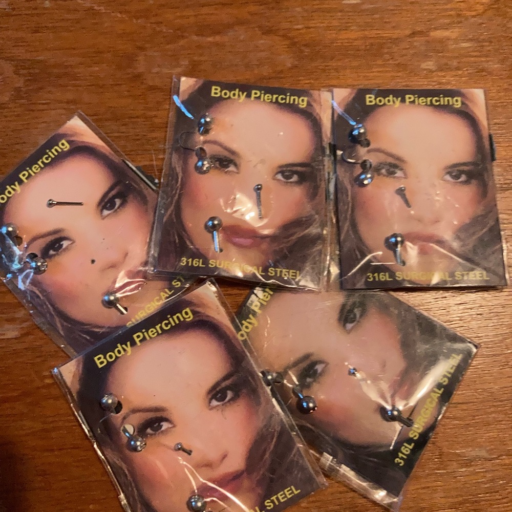 Eyebrow/nose/lip body piercing 316L surgical steel